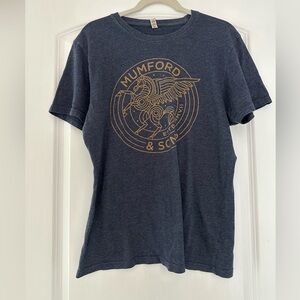 Vintage Mumford & Sons Pegasus Navy Blue Graphic T-Shirt